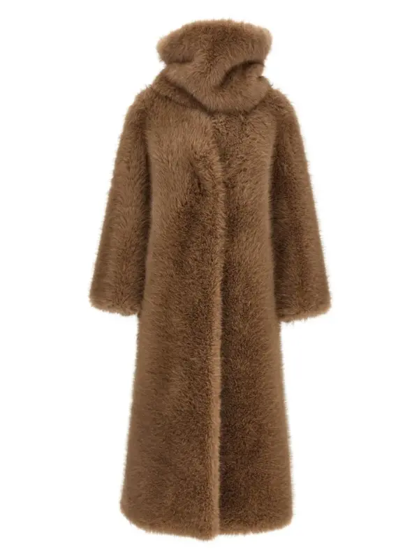 'Biscuit' eco fur B&B COUTURE Brown