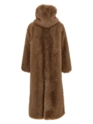 'Biscuit' eco fur Woman B&B COUTURE Brown