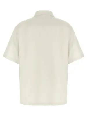 Logo embroidery shirt BM615H164P105 GIVENCHY Beige