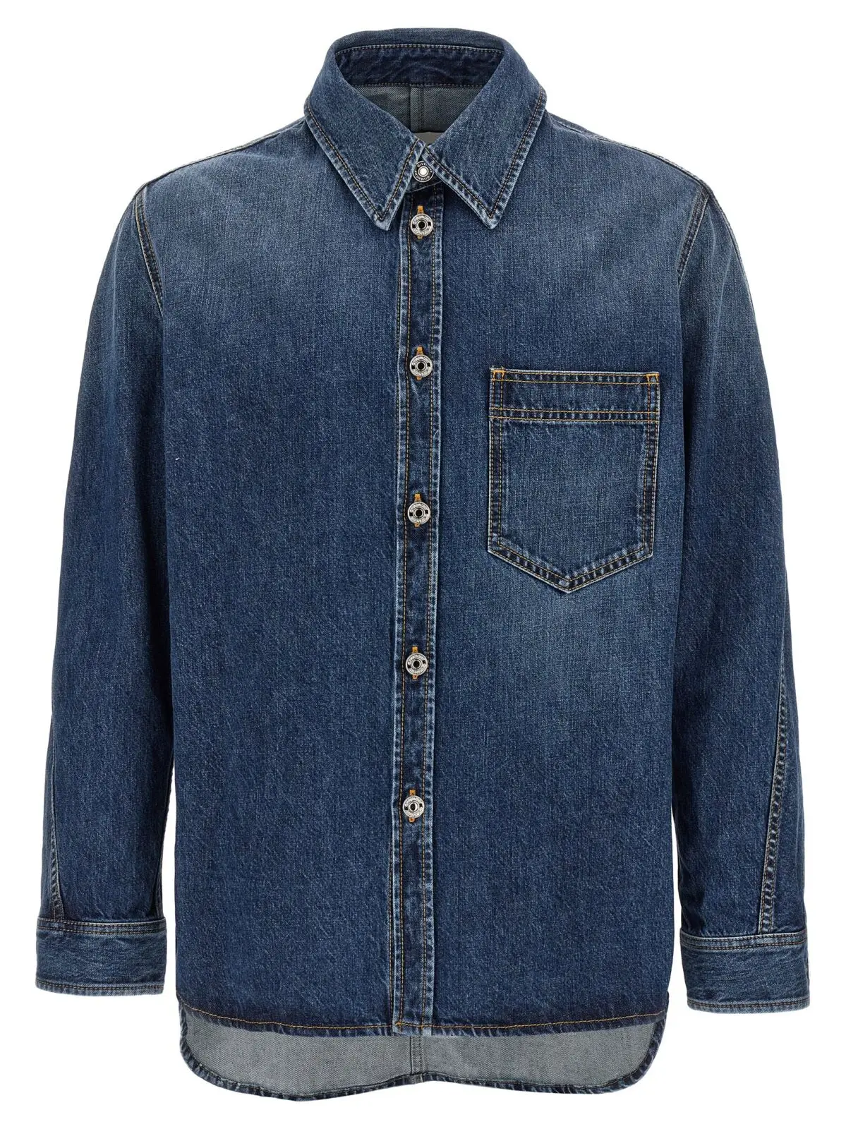 Сорочка Givenchy з деніму Синя 1 Denim overshirt GIVENCHY Blue