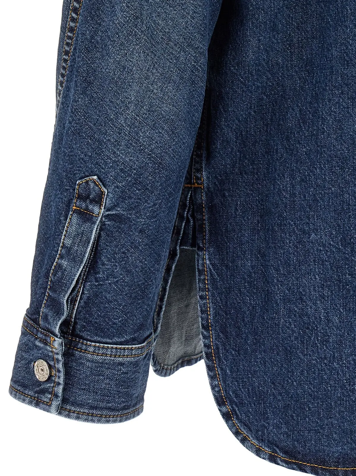 Сорочка Givenchy з деніму Синя 4 Denim overshirt 100% cotton GIVENCHY Blue