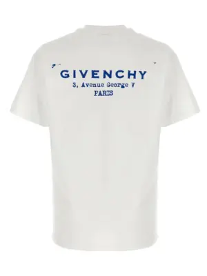 Logo print T-shirt BM71NK3YRJ100 GIVENCHY White