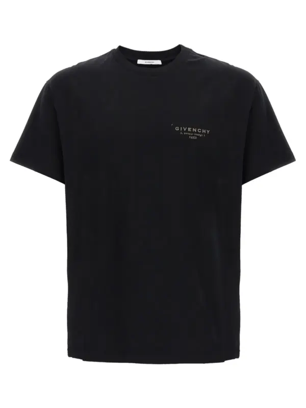 Logo print T-shirt GIVENCHY Black