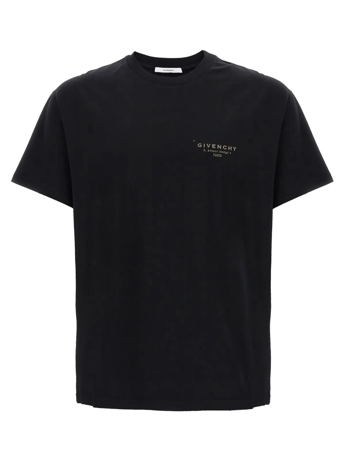 Футболка Givenchy з логотипом Чорна 1 Logo print T-shirt GIVENCHY Black
