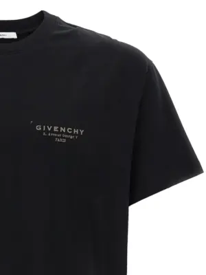 Logo print T-shirt Man GIVENCHY Black