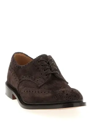 'Bourton' lace up shoes BOURTONCHARCOALCOARSE TRICKER'S Brown
