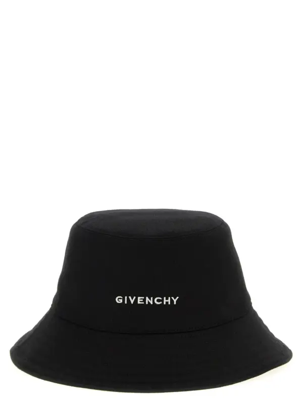 Logo embroidery bucket hat GIVENCHY Black