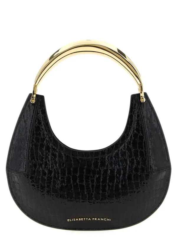 'Hobo' small shoulder bag ELISABETTA FRANCHI Black