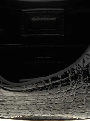 'Hobo' small shoulder bag 70% polyurethane 30% polyester ELISABETTA FRANCHI Black