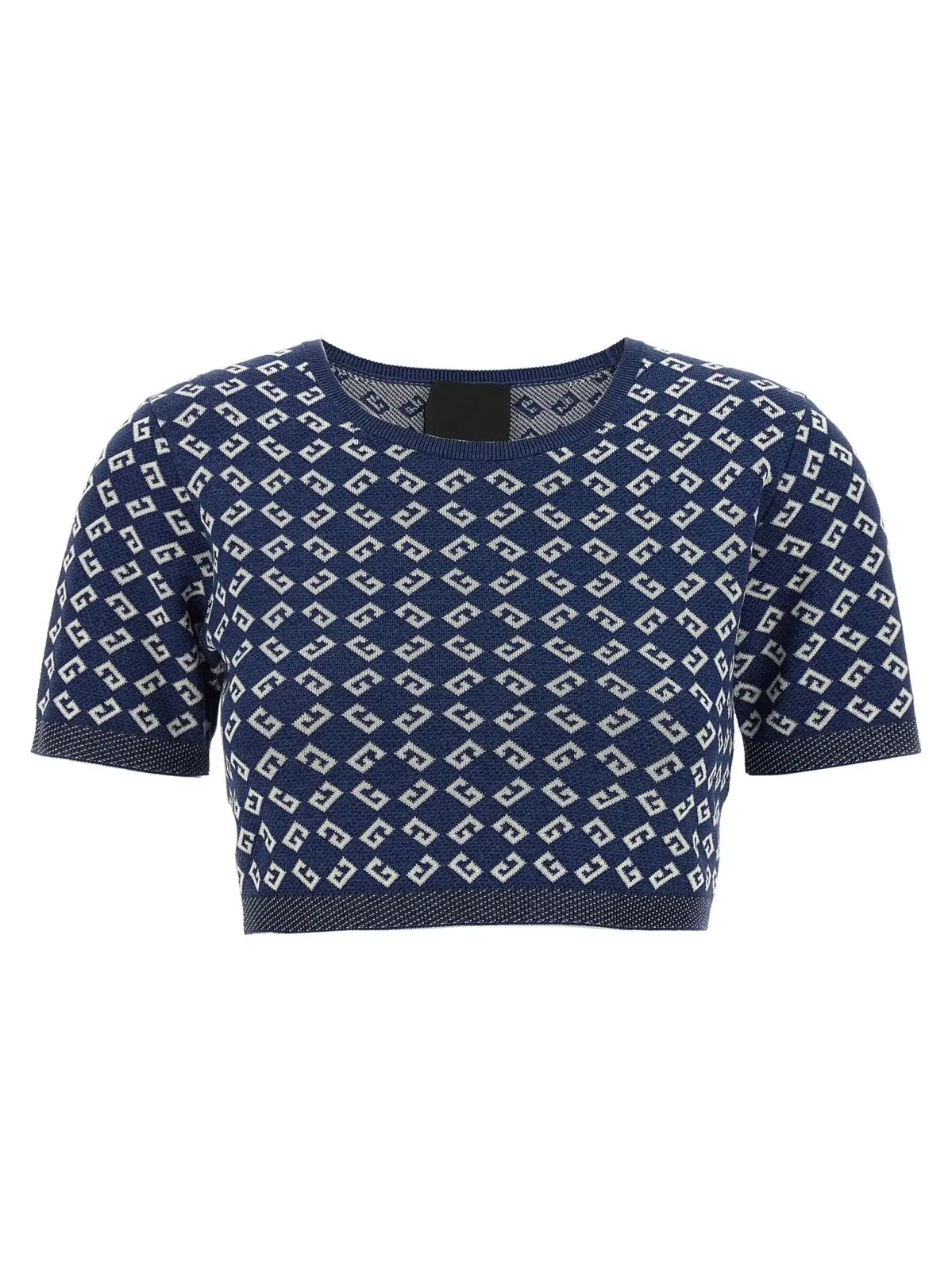 Топ укорочений Givenchy Синій 1 'cropped' top GIVENCHY Blue