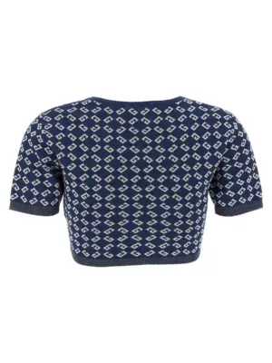 'cropped' top BW61EE4ZQ3457 GIVENCHY Blue