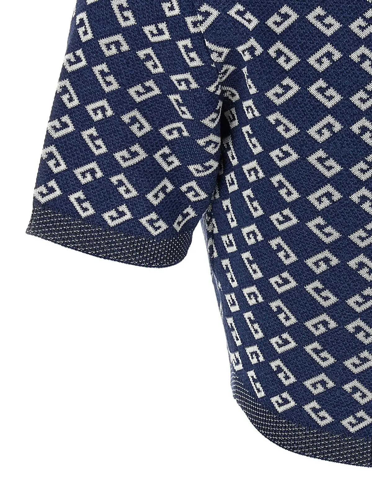 Топ укорочений Givenchy Синій 4 'cropped' top 68% viscose 25% cotton 7% polyamide GIVENCHY Blue