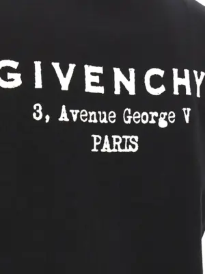 'GIVENCHY Stamp' T-shirt 100% cotton GIVENCHY White/Black