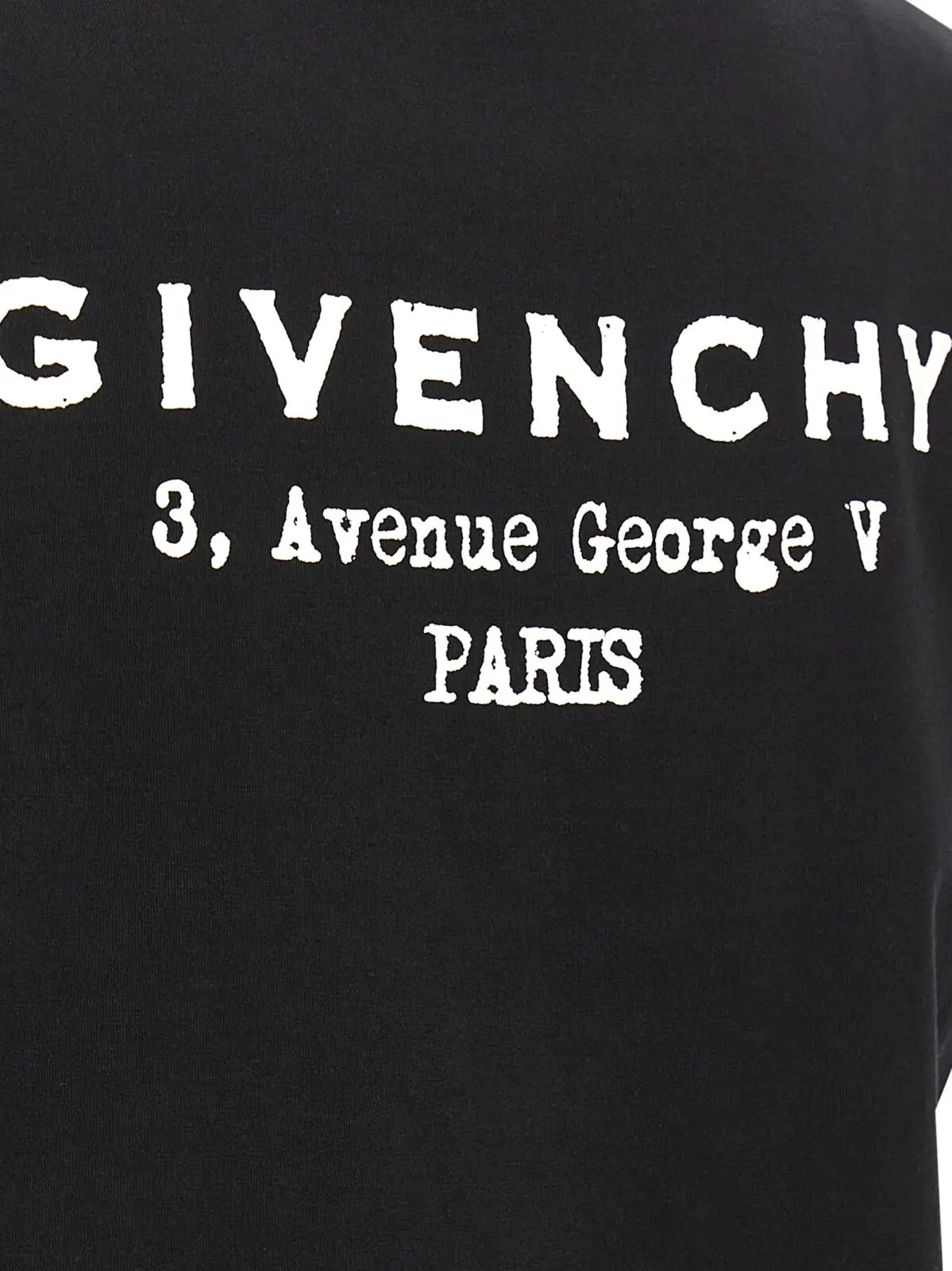 Футболка Givenchy GIVENCHY Stamp Чорно-біла 4 'GIVENCHY Stamp' T-shirt 100% cotton GIVENCHY White/Black