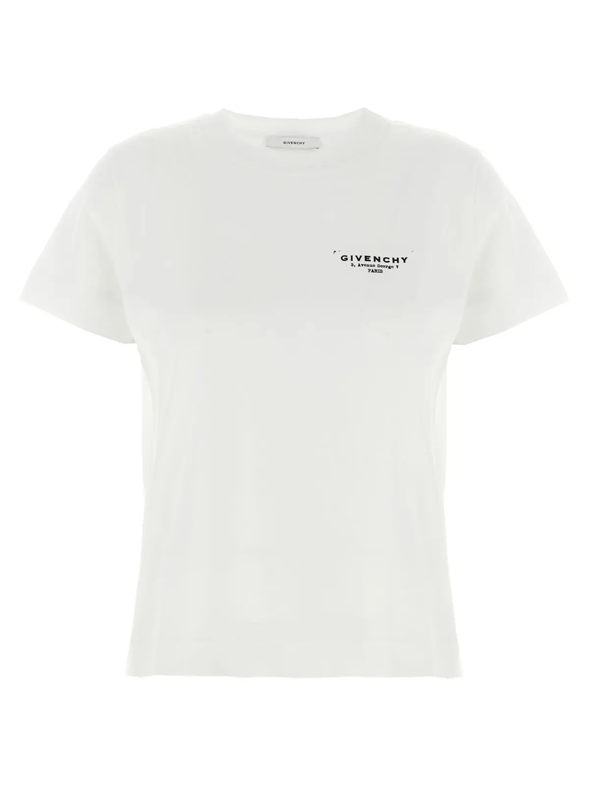 Футболка Givenchy GIVENCHY Stamp Чорно-біла 1 'GIVENCHY Stamp' T-shirt GIVENCHY White/Black