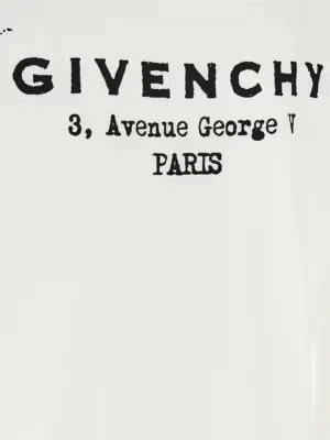 'GIVENCHY Stamp' T-shirt 100% cotton GIVENCHY White/Black