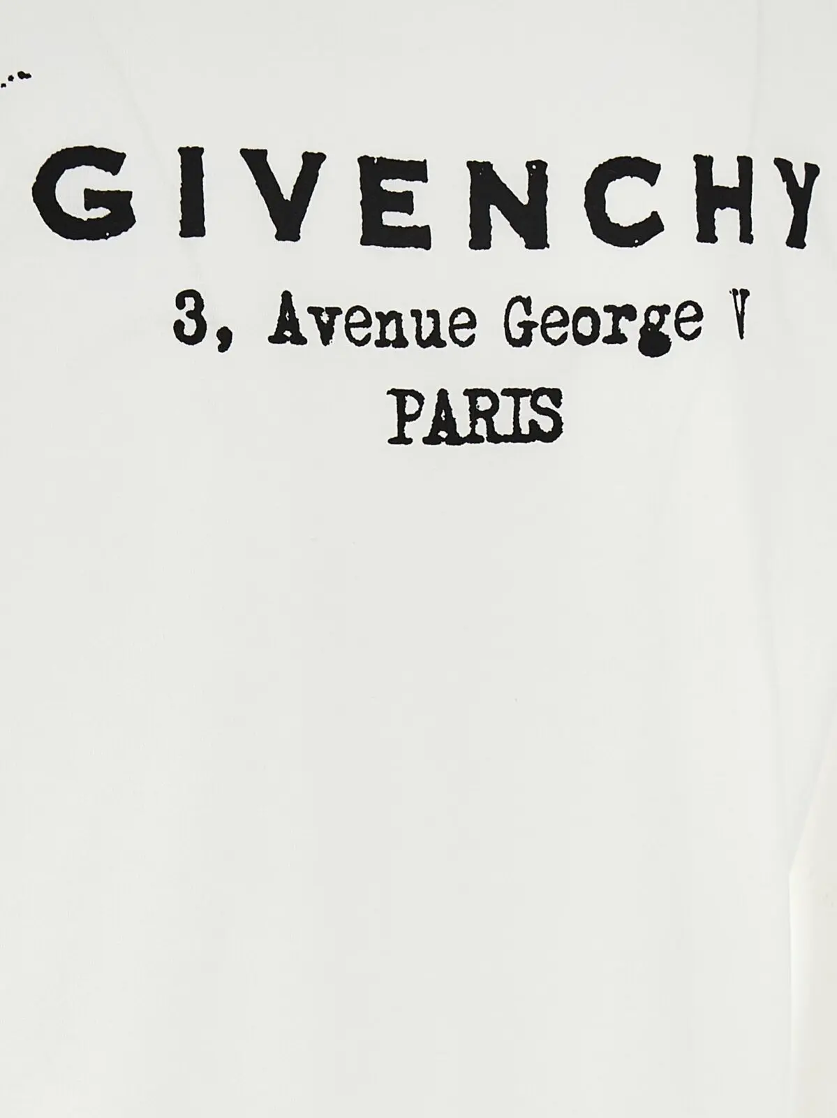 Футболка Givenchy GIVENCHY Stamp Чорно-біла 4 'GIVENCHY Stamp' T-shirt 100% cotton GIVENCHY White/Black
