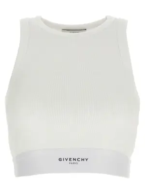 Crop tank top GIVENCHY White