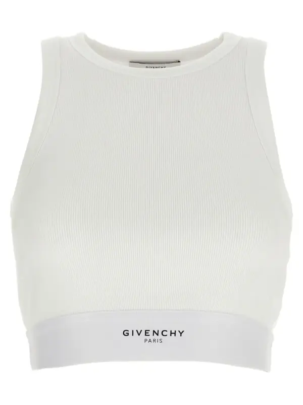 Crop tank top GIVENCHY White