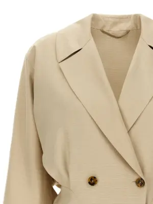 'Sheena Ares' blazer Woman BLAZÉ MILANO Beige