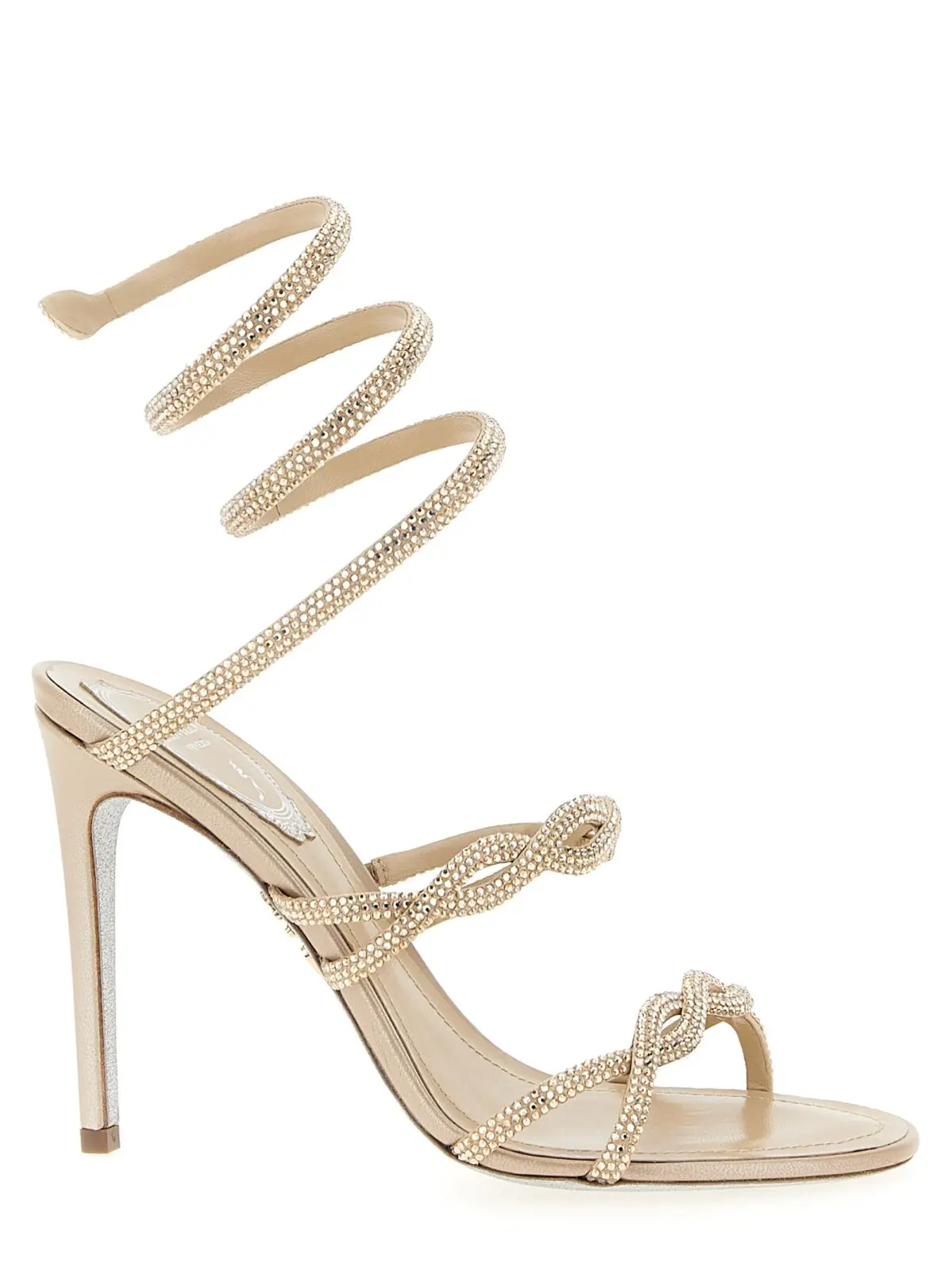 Сандалії Braid Cleo René Caovilla Бежеві 1 'Braid Cleo' sandals RENÉ CAOVILLA Beige
