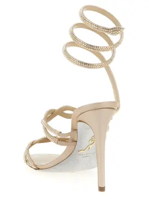 'Braid Cleo' sandals Woman RENÉ CAOVILLA Beige