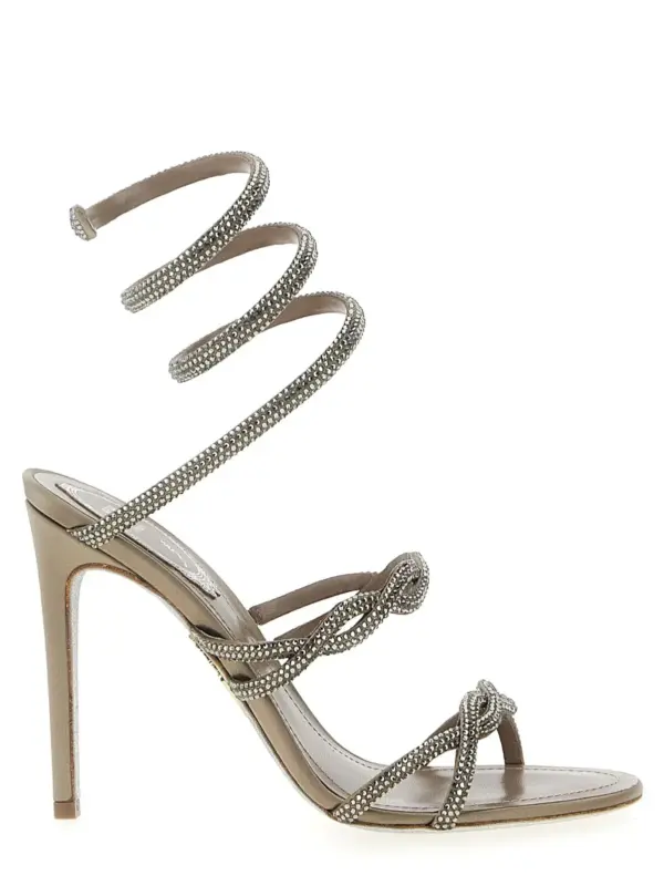 'Braid Cleo' sandals RENÉ CAOVILLA Gray
