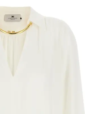 Necklace shirt Woman ELISABETTA FRANCHI White