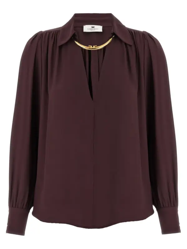 Necklace shirt ELISABETTA FRANCHI Purple