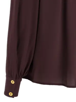 Necklace shirt 100% viscose ELISABETTA FRANCHI Purple