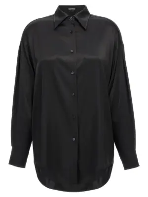 Silk shirt TOM FORD Black