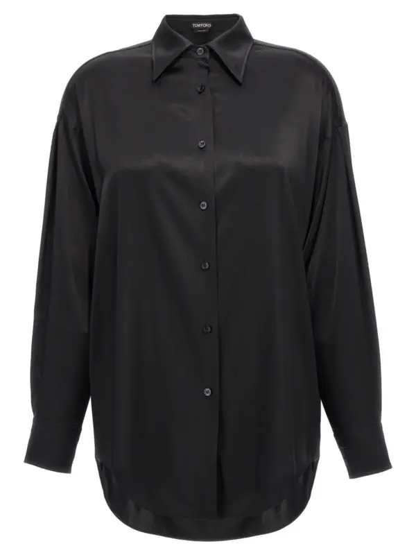 Silk shirt TOM FORD Black