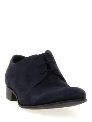Suede lace up CAMBLU JULIAN Blue