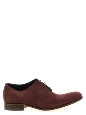 Suede lace up JULIAN Bordeaux