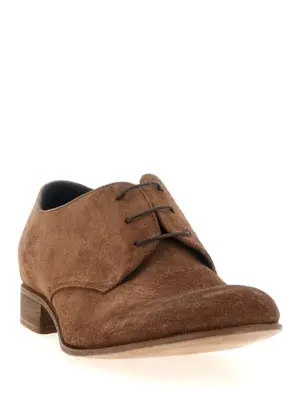Suede lace up CAMMARRONE JULIAN Brown