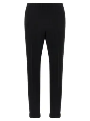Cigarette pants ALBERTO BIANI Black