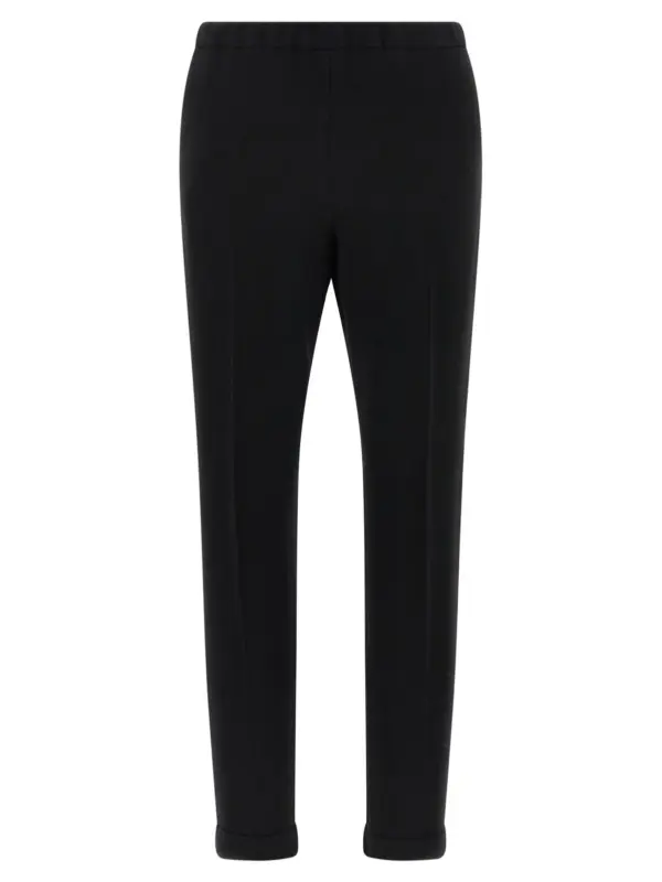 Cigarette pants ALBERTO BIANI Black