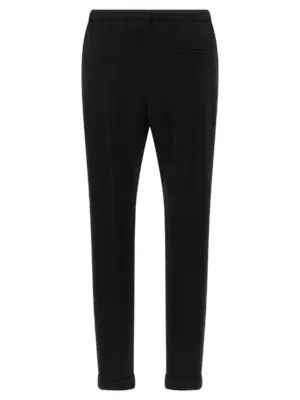 Cigarette pants CC801AC003090 ALBERTO BIANI Black
