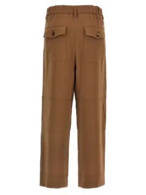 'Work' pants CC838AC002866 ALBERTO BIANI Brown