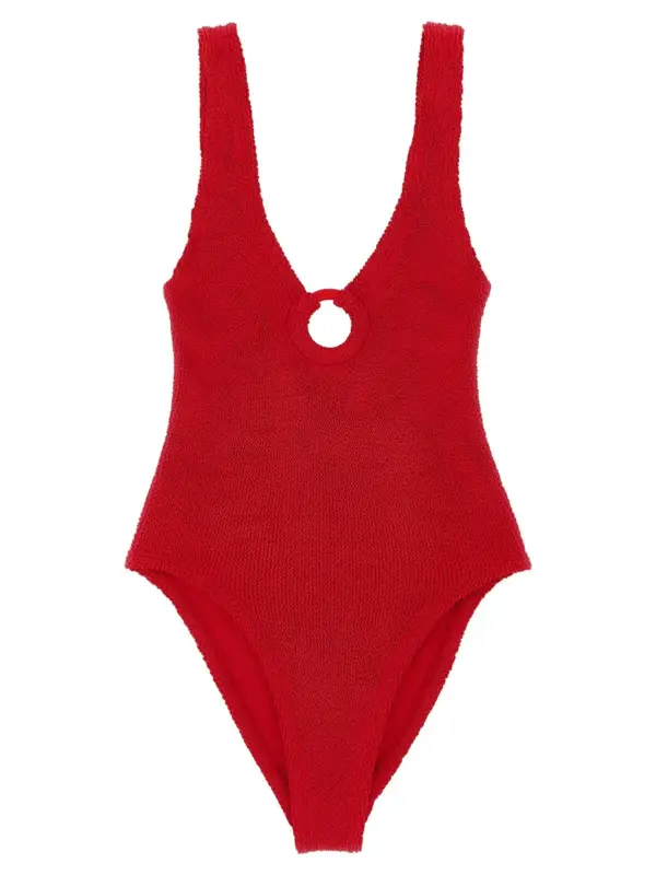 'Celine Swim' one-piece swimsuit HUNZA G Red