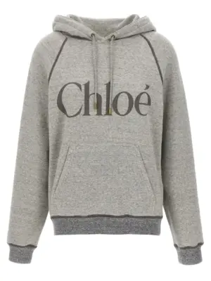 Logo hoodie CHLOÉ Gray