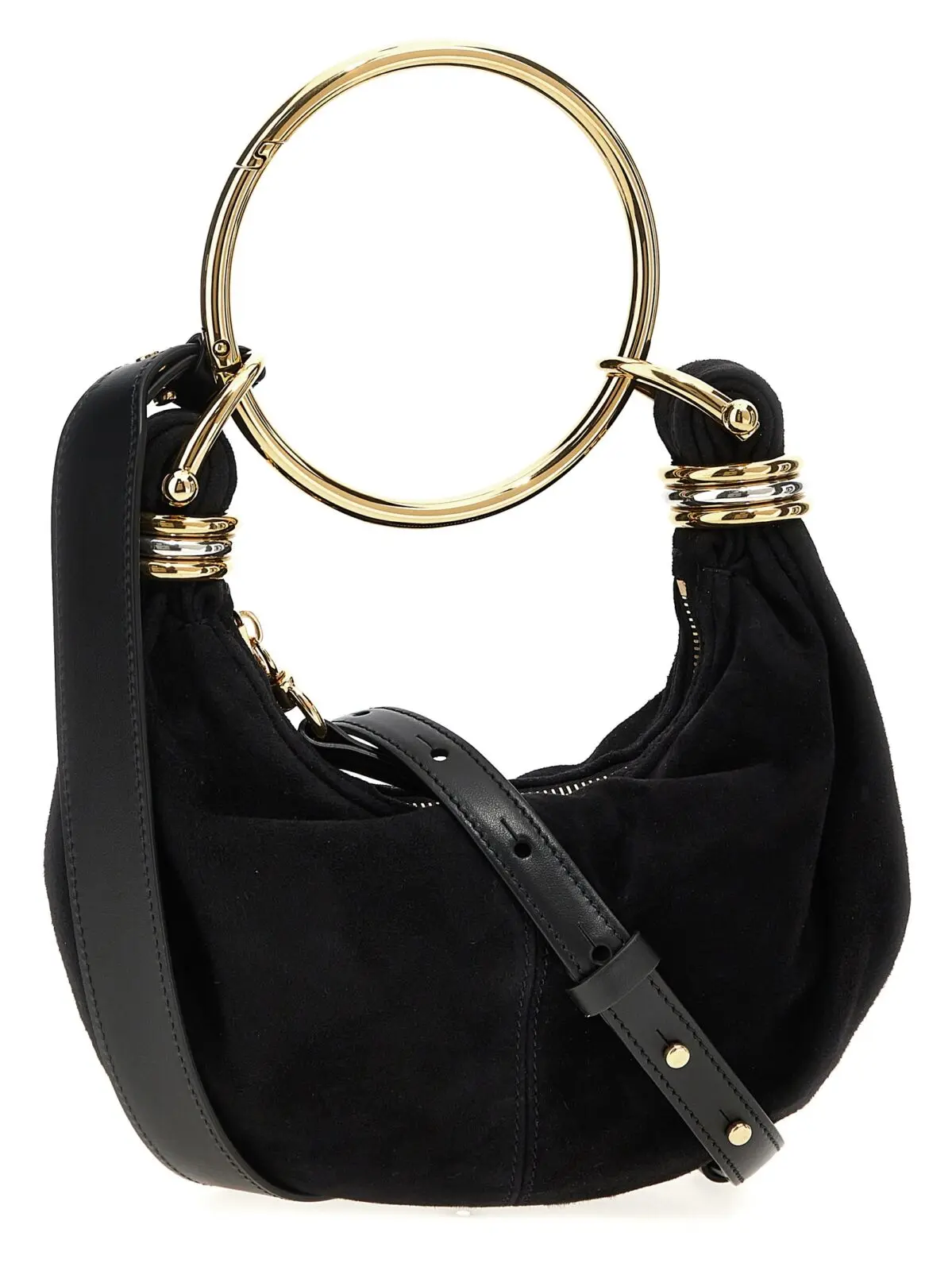 Міні-сумка Chloé Bracelet Hobo mini Чорна 2 'Bracelet Hobo mini' handbag CH25US623P57001 CHLOÉ Black