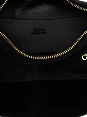'Bracelet Hobo mini' handbag 100% goat leather (Capra Hircus Hircus) CHLOÉ Black
