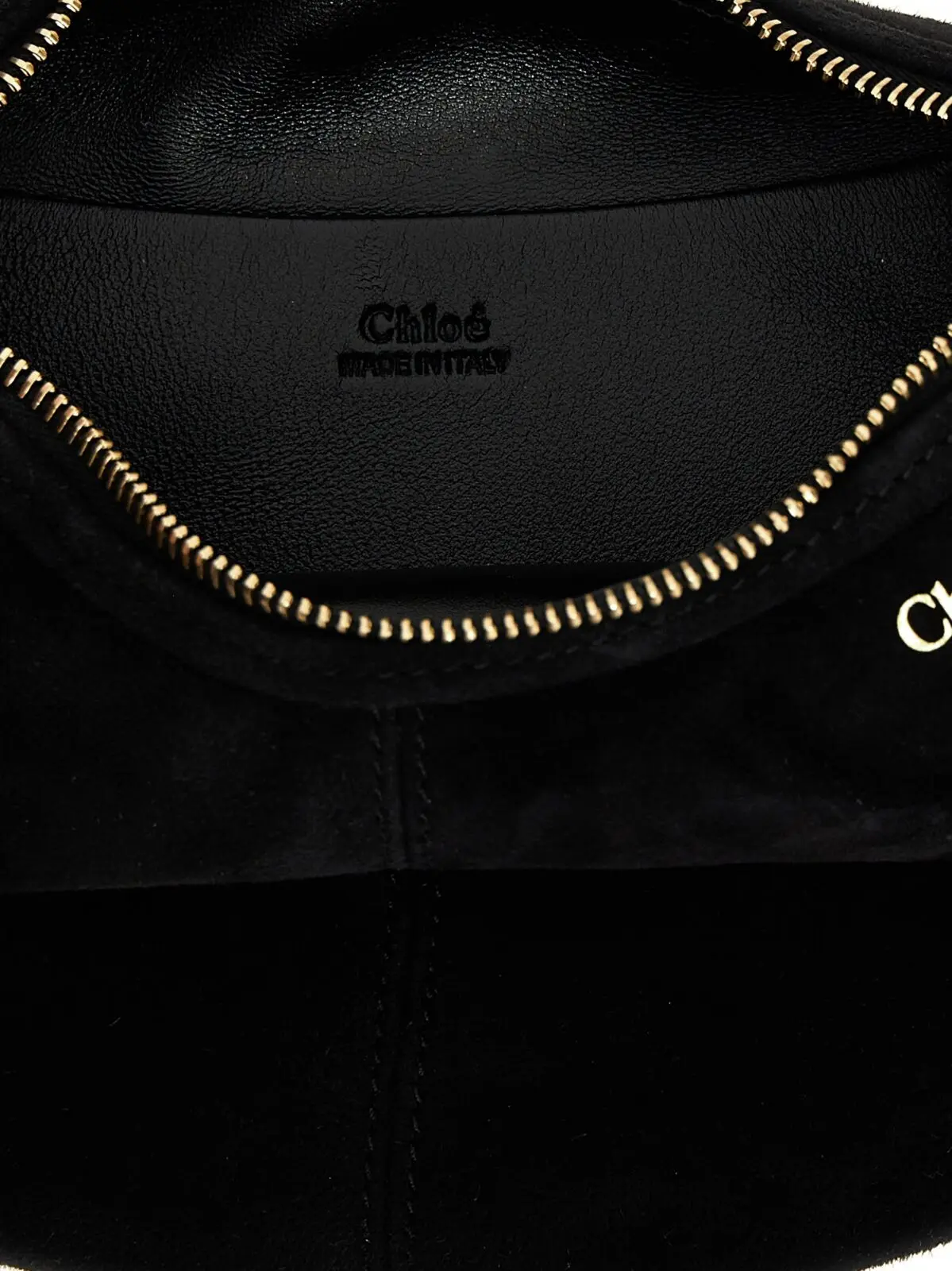 Міні-сумка Chloé Bracelet Hobo mini Чорна 4 'Bracelet Hobo mini' handbag 100% goat leather (Capra Hircus Hircus) CHLOÉ Black