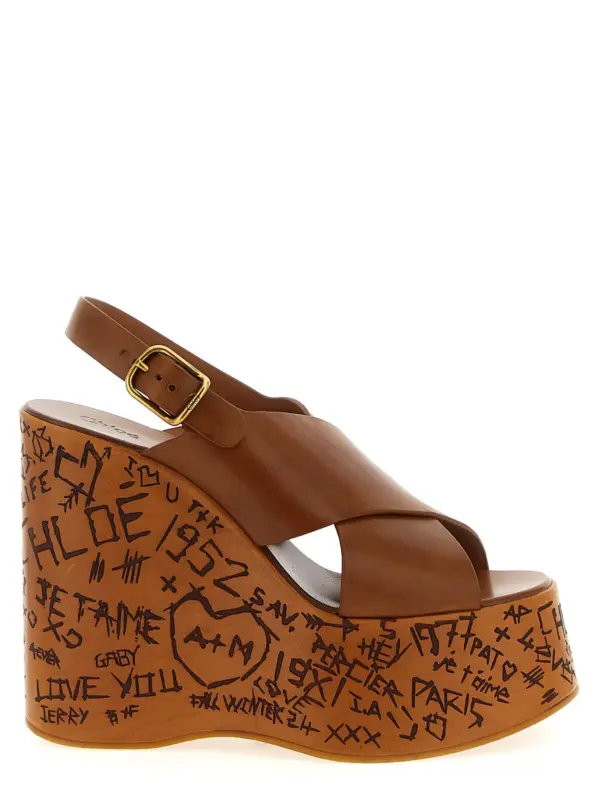 'Maxime' sandals CHLOÉ Brown