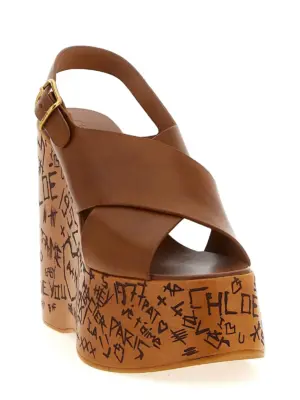 'Maxime' sandals CHC24A02YLU27T CHLOÉ Brown