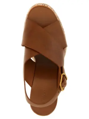 'Maxime' sandals 100% calfskin leather (Bos Taurus) CHLOÉ Brown