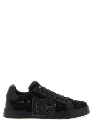 'Portofino Light Strobel' sneakers DOLCE & GABBANA Black