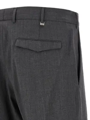 'Michael' pants 95% virgin wool 5% elastane PT TORINO Gray