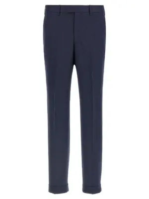 Wool pants PT TORINO Blue